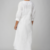 Phae Ira Hand Chikankari Embroidery With Mukaish Cotton Slub Kurta - Image 5