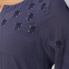 Phae Aaria Hand Chikankari Embroidery With Mukaish Cotton Crinkle Co-ord Set - Image 7