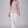 Phae Naila Kurti in Cotton Mulmul with Hand Chikankari - Image 6