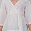 Phae Zaira Top in Cotton Fabric Hand Chikankari - Image 5