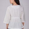 Phae Zaira Top in Cotton Fabric Hand Chikankari - Image 6