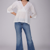 Phae Zaira Top in Cotton Fabric Hand Chikankari - Image 7