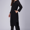 Phae Co-Ord Set in Cotton Crinkle with Hand Chikankari Embroidery - Image 2