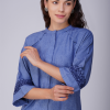 Phae Zaira Co-Ord Set in Khadi with Hand Chikankari Embroidery - Image 6