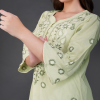 Phae Ridhi  Cotton Linen Kurta with Hand Chikankari - Image 3
