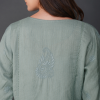 Phae Nidhi  Handloom Cotton  Kurta Set with Hand Chikankari - Image 5