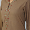 Phae Tanvi Co-Ord Set in Khadi with hand chikankari - Image 3