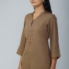 Phae Tanvi Co-Ord Set in Khadi with hand chikankari - Image 6
