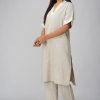 Phae Saachi Slub Cotton Kurta with Hand Chikankari - Image 5