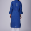 Phae Shweta  Cotton  Kurta  with Hand Chikankari - Image 4