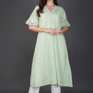 Phae Mira Kaftan Cotton with Hand Chikankari