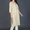 Phae Kiara Kurta in Two Tone Fabric with hand Chikankari - Image 4