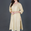 Phae Kiara Kurta in Two Tone Fabric with hand Chikankari - Image 6