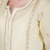 Phae Kiara Kurta in Two Tone Fabric with hand Chikankari - Image 7