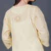 Phae Kiara Kurta in Two Tone Fabric with hand Chikankari - Image 8