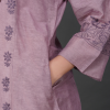 Phae Aarini Kurta in Cotton Linen with Hand Chikankari - Image 5