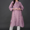 Phae Aarini Kurta in Cotton Linen with Hand Chikankari - Image 7