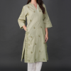 Phae Ahana Cotton Linen Kurta with Hand Chikankari - Image 2