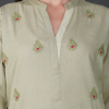 Phae Ahana Cotton Linen Kurta with Hand Chikankari - Image 3