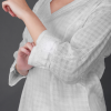 Phae Aarini Cotton Self Check Kurta with Hand Chikankari - Image 2