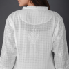 Phae Aarini Cotton Self Check Kurta with Hand Chikankari - Image 4