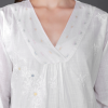 Phae Nora Cotton Self Check Kurta with Hand Chikankari - Image 7