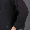 Phae Dinah Cotton Crinkle Black Kurta - Image 2