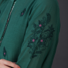 Phae Eilat Cotton Crinkle Midnight  Green Kurta - Image 3