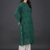 Phae Eilat Cotton Crinkle Midnight  Green Kurta - Image 5