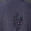 Phae Naama Cotton Crinkle Dusk Blue Kurta - Image 3