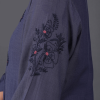 Phae Naama Cotton Crinkle Dusk Blue Kurta - Image 4