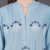Phae Sekel Cotton Sky Blue Kurta - Image 5