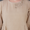 Phae Tamara Cotton Linen Beige Dress - Image 7