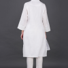 Phae Aida Cotton  Kurta in Pearl White - Image 4