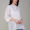Phae Hazel  Cotton Top in Soft White - Image 4