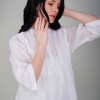 Phae Hazel  Cotton Top in Soft White - Image 5