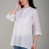 Phae Hazel  Cotton Top in Soft White - Image 7