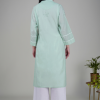 Phae Hazel Cotton Kurta in Mint Green - Image 4