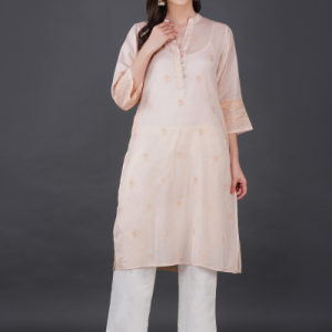 Phae Adina Cotton Kurta in Blush
