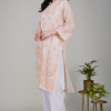 Phae Soha Cotton Kurta in Blush - Image 3