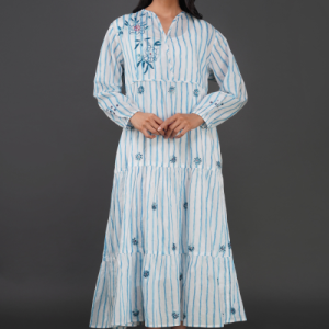 Phae Anya Dress in Cotton Mulmul