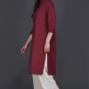Phae Fiza Kurta with Cream Stripe in Cotton - Image 6