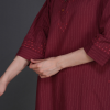 Phae Fiza Kurta with Cream Stripe in Cotton - Image 9