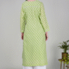 Phae  Aahana Kurta in Lime Green - Image 3