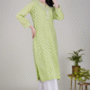 Phae  Aahana Kurta in Lime Green - Image 5